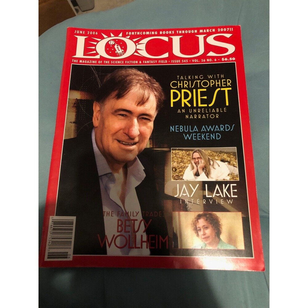 MAGAZINE - Locus Issue #545 June 2006 Christopher Priest Jay Lake Betsy Wollheim